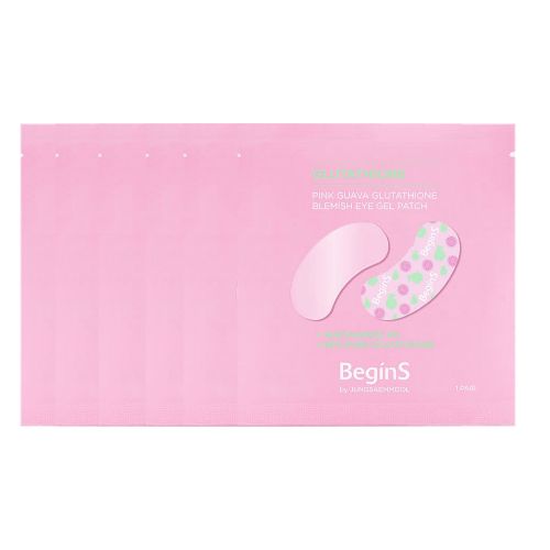 BeginS - Pink Guava Glutathione Blemish Eye Gel Patch - 6 paren