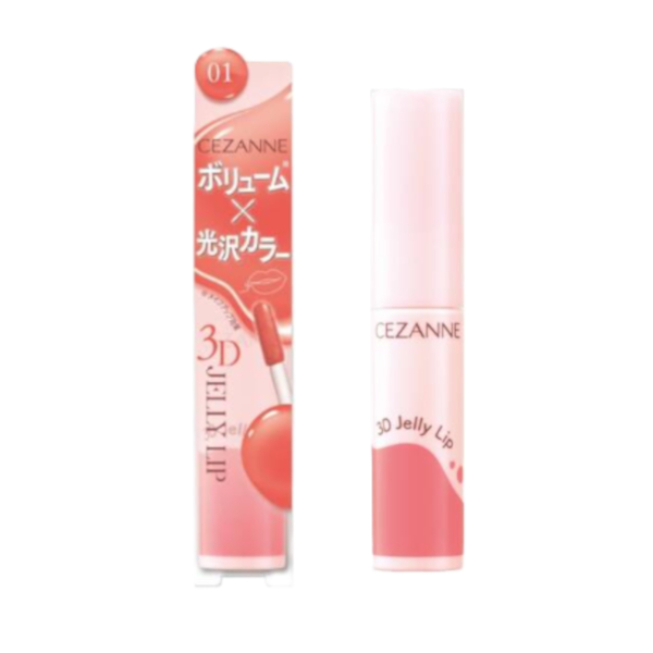 CEZANNE - 3D Jelly Lip - 5g - 01 Peach Melba