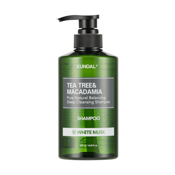 KUNDAL - Tea Tree & Macadamia Deep Cleansing Shampoo - 500ml - White Musk