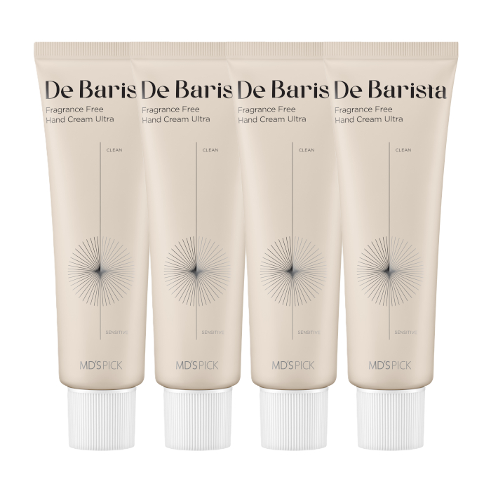 MD's Pick - De Barista Fragrance-Free Hand Cream Ultra - 50g (4ea) Set